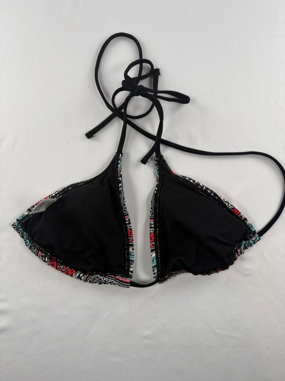 Mossimo Patterned Triangle String Bikini Top - Picture 2 of 4